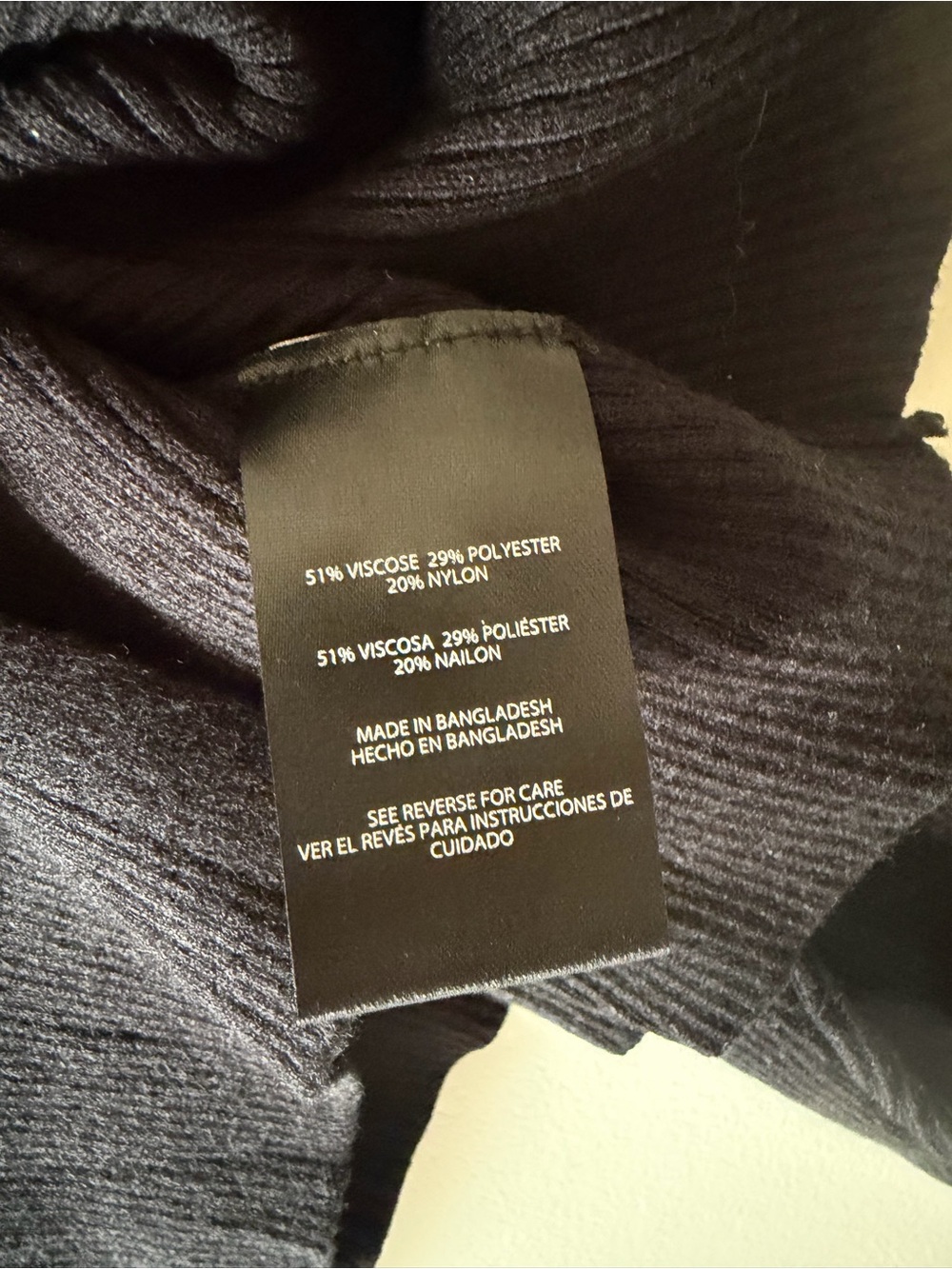 Express Black Ribbed Button-Up Cardigan Sweater - Picture 5 of 5